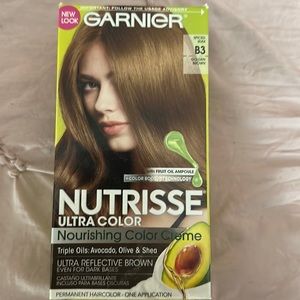 Harinee Nutrisse Ultra Color Nourishing Color Cream. Spiced rum B3 Golden brown